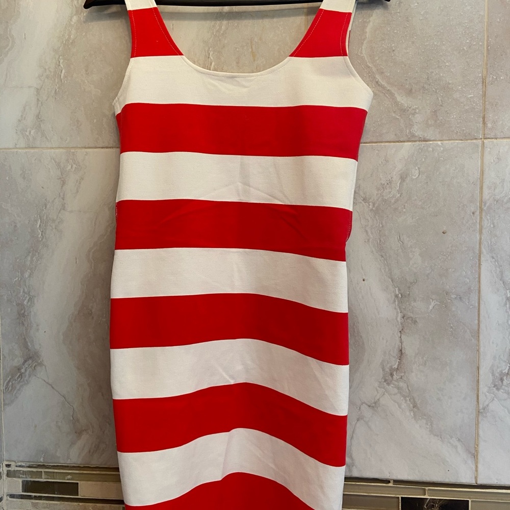 Pencey Red/white Dress - Picture 5 of 6